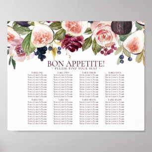 Blodbilder Moody frukt 8 Bord Poster