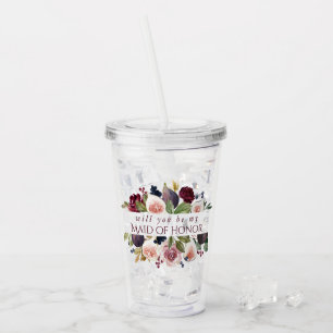 Blodbilder Moody Rustic Brudens sida Ask Take Away Mugg