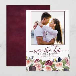 Blodbilder Moody Rustic Elegant Blommigt Photo Spara Datumet