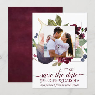 Blodbilder Moody Rustic Elegant Blommigt Photo Spara Datumet