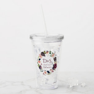 Blodbilder   Moody Rustik Monogram andedräkt Take Away Mugg