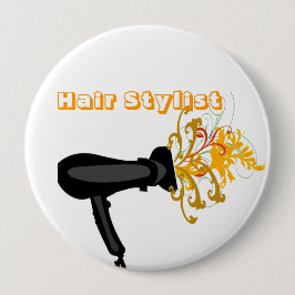 Blödblommor för tunna hårtorkare knapp