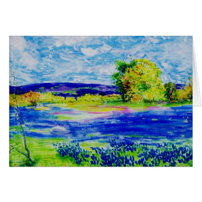 Blödblommor Hälsningskort (Framsidan Horizontal)