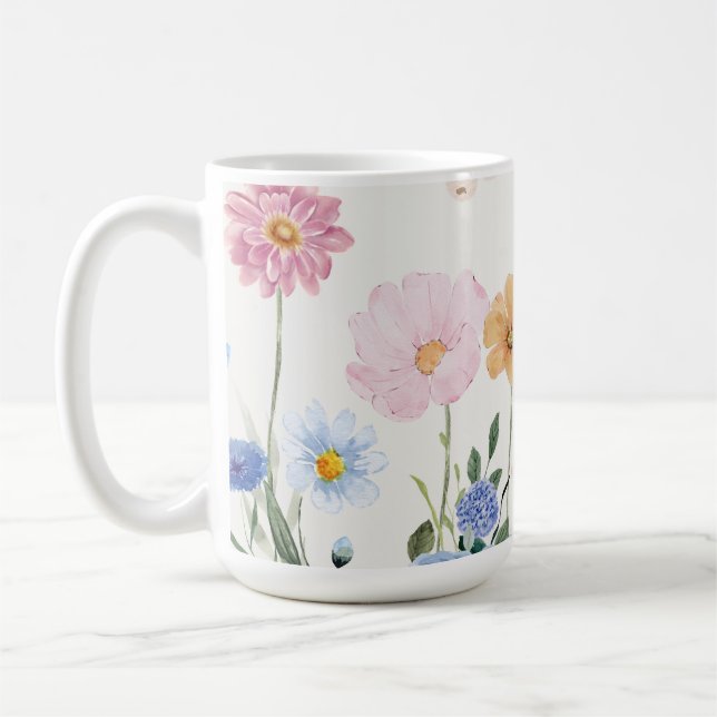 Blodblommor Kaffemugg (Vänster)