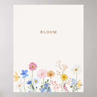 Blodblommor Poster