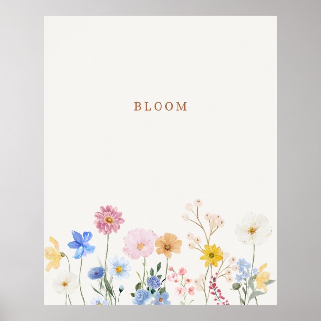 Blodblommor Poster (Framsidan)
