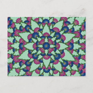 Blodblommor Vykort