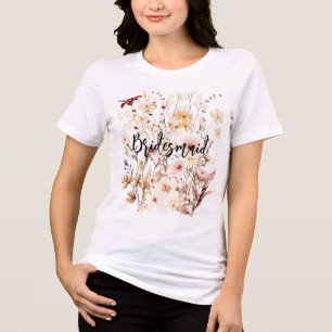 Blödblomsterträdgård, botaniska älskare t shirt