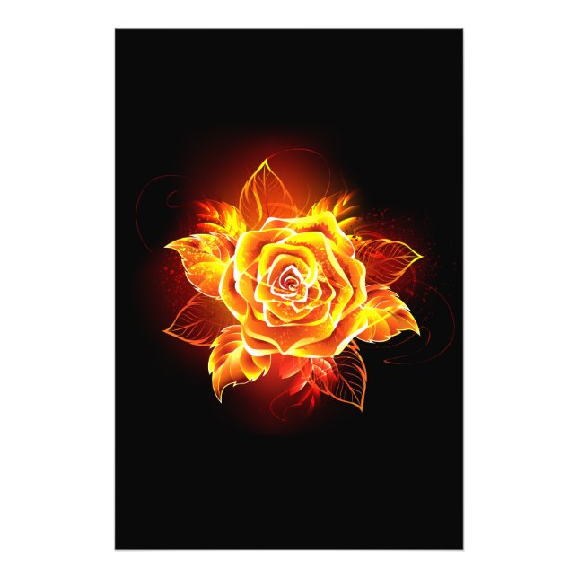Blodbrand Ro Fototryck (Framsidan)