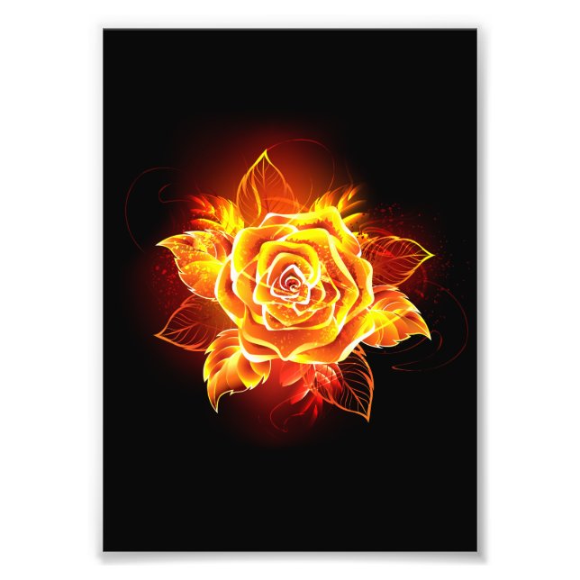 Blodbrand Ro Fototryck (Framsidan)