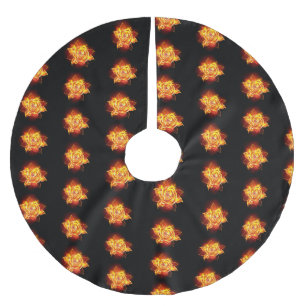 Blodbrand Ro Julgransmatta Borstad Polyester
