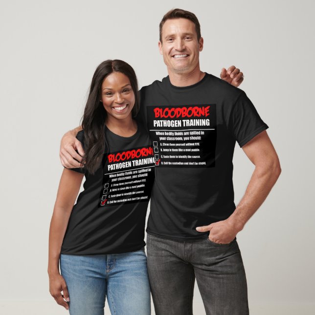 Blodburna Patogen Tränings T-Shirt (Unisex)