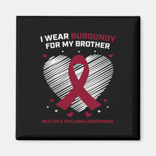 Blodcancer Burgundy Bror Multipel Myelom Medvetenh Magnet
