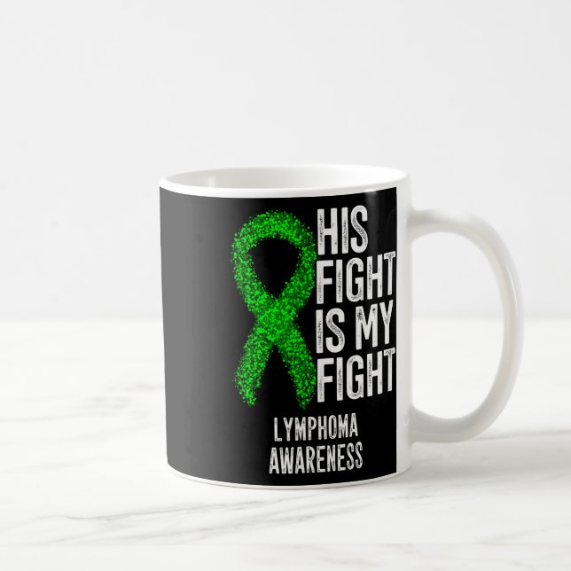 Blodcancer Hans Kamp Är Min Kamp Lymfom Medvetenhe Kaffemugg (Höger)