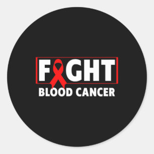 Blodcancer - Kampen mot ökad medvetenhet om blodca Runt Klistermärke