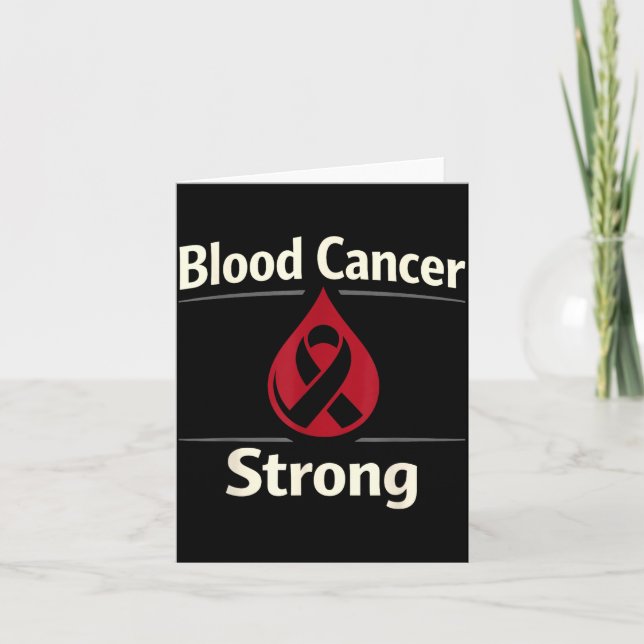 Blodcancer medvetenhet leukemi lymfom överlevande  kort (Framsida)