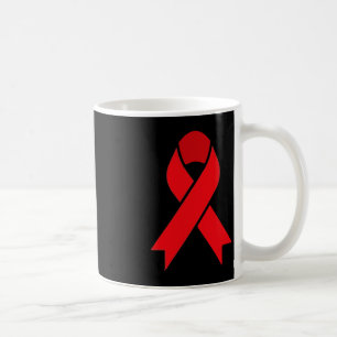 Blodcancer Röda BB Vecka Medvetenhet om HIVAIDS Aw Kaffemugg