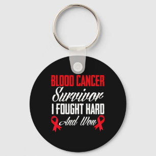 Blodcancer Survivor och cancer i blodet Nyckelring