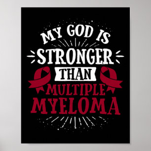 Blodcancer Tee - Många Myeloma Medvetenhet Poster