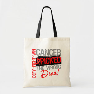 Blodcancer valde den fla divaen tygkasse