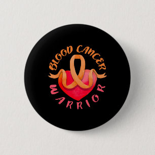Blodcancer Warrior Lymphoma Leukemi Medvetenhet Knapp