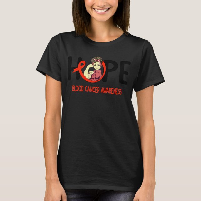 blodcancerkritiker hoppas på rosa t shirt (Framsida)