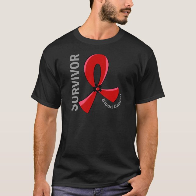 Blodcanceröverlevande 12 tee shirt (Framsida)