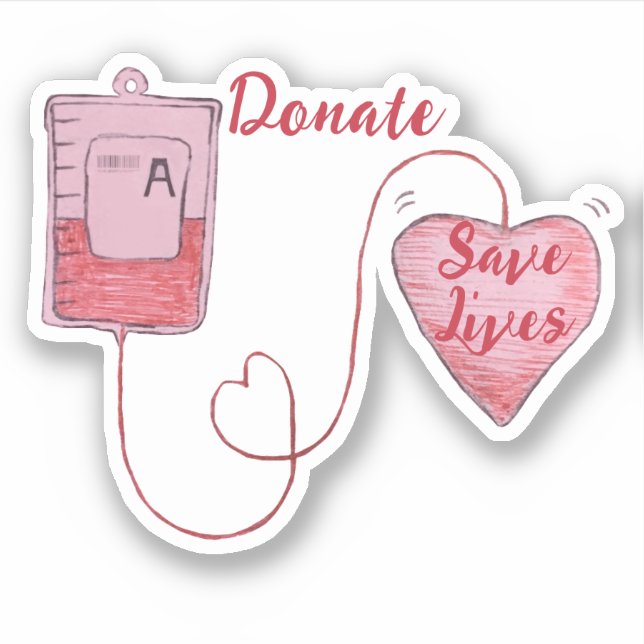 Blodcentralskiss Klistermärken (Framsida)