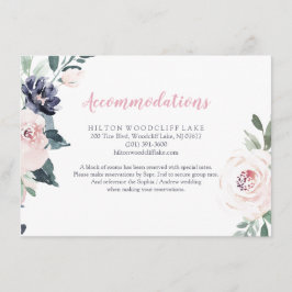 Blodda botaniska anläggningar för blommigt tilläggskort