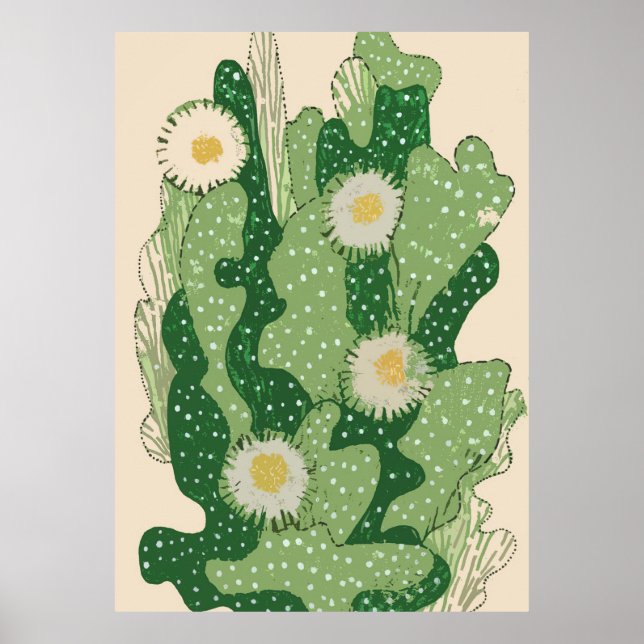 Blodda Cacti Art Poster (Framsidan)