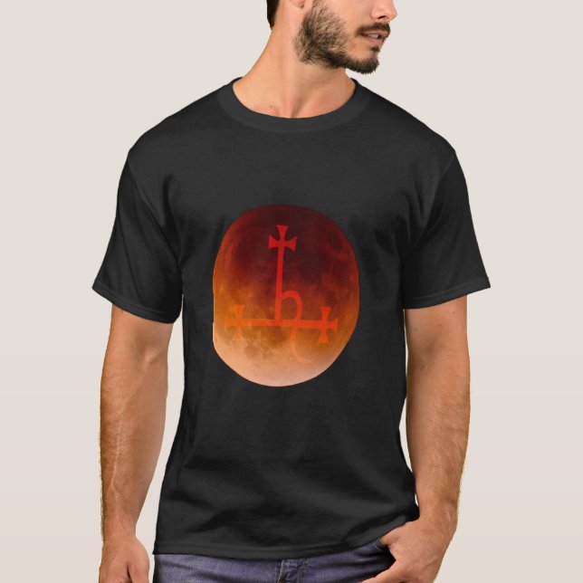 Bloddemon Lilith Sigil Måne T Shirt (Framsida)