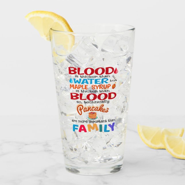 Blodet är Thicker än Vatten, men Maple Syrup är Glaskopp (Framsida Ice)