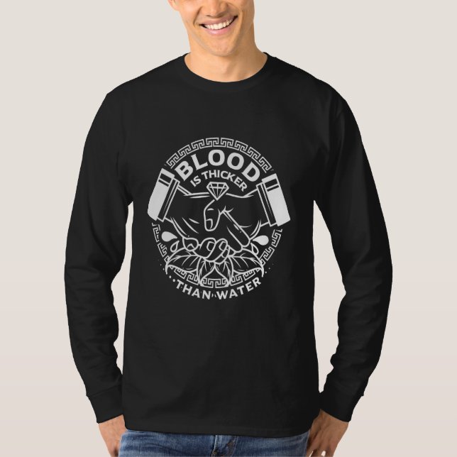 Blodet är tjockare än Vatten T Shirt (Framsida)