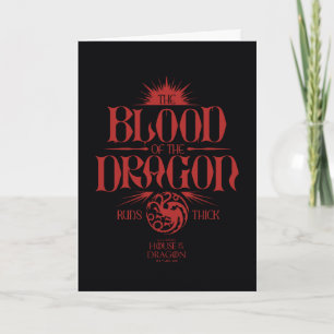 Blodet från Dragon Springa Tick Kort
