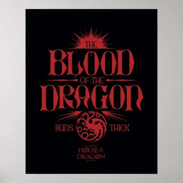 Blodet från Dragon Springa Tick Poster (Framsidan)