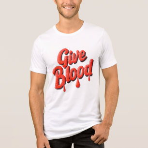 Blodets världsblodsdag i Ge - texten till de europ T Shirt