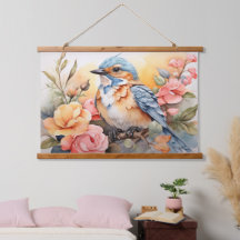 Blodfärgsarr fågelart Inspired Blommigt Art Natur