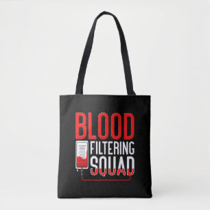 Blodfiltrering Squad Dialys Nurse Tygkasse