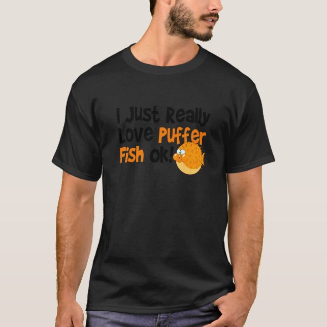 Blodfisk I Verkligen Puffer Fish 1 T Shirt (Framsida)