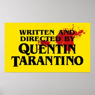 Blodfläckad skriven och styrd av Quentin Taran Poster