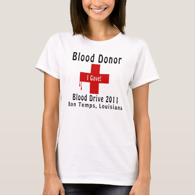 blodgivaren 2011 W-tappar Tee Shirt (Framsida)