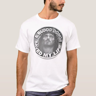 Blodgivaren sparade mitt liv t-shirt