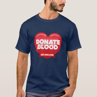 Blodgivning och Spara lever Världsblodgivardagen T Shirt
