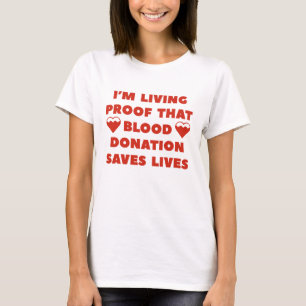 Blodgivning räddar liv t shirt