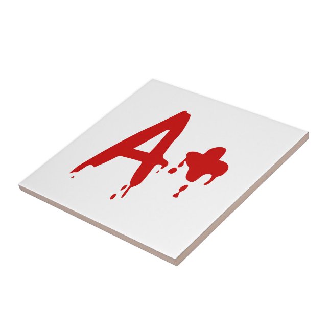 Blodgrupp A+ Positive #Horror Hospital Kakelplatta (Sidan)
