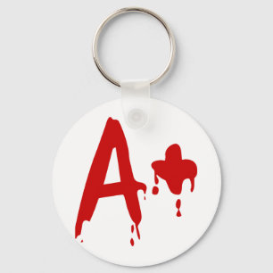 Blodgrupp A+ Positive #Horror Hospital Nyckelring