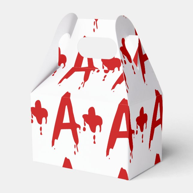 Blodgrupp A+ Positive #Horror Hospital Presentaskar (Framsidan Sidan)