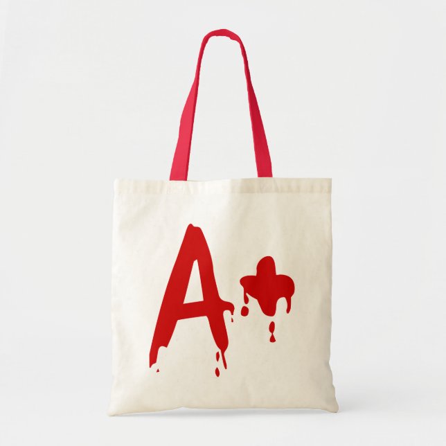 Blodgrupp A+ Positive #Horror Hospital Tygkasse (Framsidan)