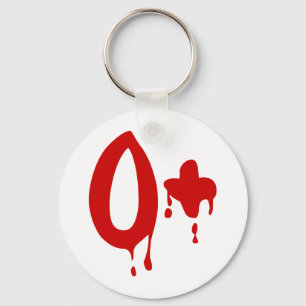 Blodgruppnolla+ Realitet#Horrorsjukhus Nyckelring