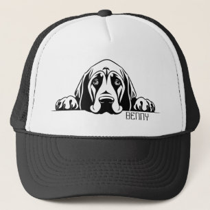 Blodhound-Hund. Anpassa Keps